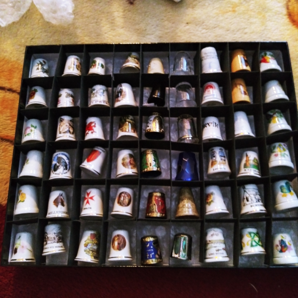 Thimble collection from around the world